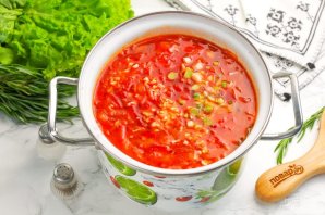 Очень вкусный борщ