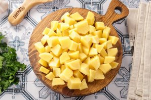 Борщ с картофелем Борщ с картофелем