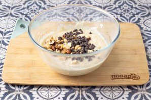 Банановый хлеб с орехами и шоколадом Банановый хлеб с орехами и шоколадом