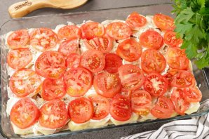 Картошка по-французски с помидорами Картошка по-французски с помидорами