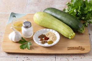 Кабачки с чесноком в духовке Кабачки с чесноком в духовке