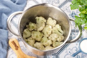 Цветная капуста в кляре в духовке