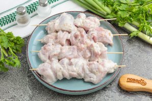 Шашлык из индейки в аэрогриле Шашлык из индейки в аэрогриле