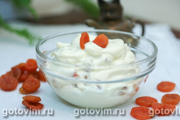 Домашняя творожная масса с курагой Домашняя творожная масса с курагой