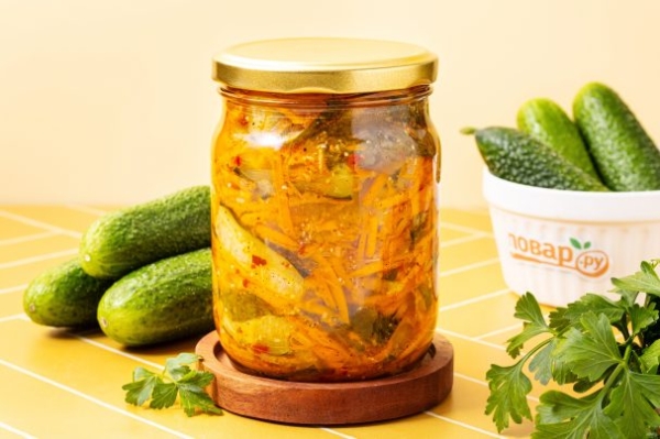 Огурцы по-корейски на зиму Огурцы по-корейски на зиму