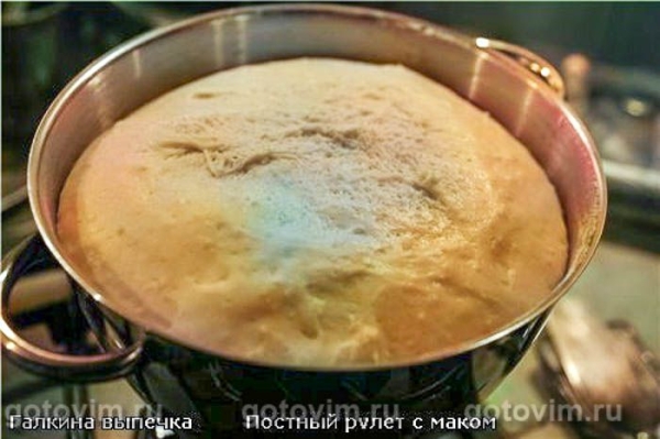 Постный рулет с маком Постный рулет с маком