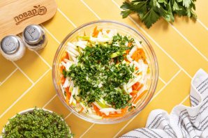 Салат из капусты с яблоком Салат из капусты с яблоком