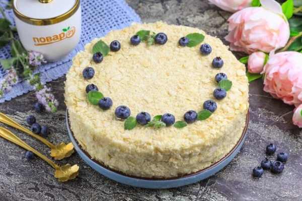 Торт "Пломбир" из печенья Торт "Пломбир" из печенья