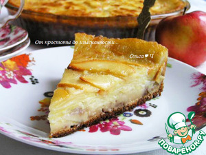 Нормандский яблочный пирог Нормандский яблочный пирог