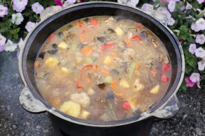 Шулюм в казане Шулюм в казане