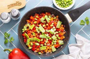 Паста орзо с овощами Паста орзо с овощами