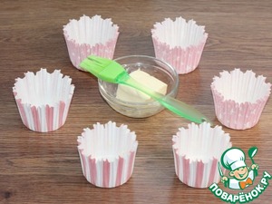 Кекс с кремом из творожного сыра