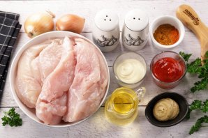 Шашлык из филе курицы