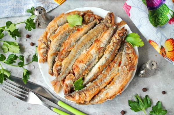 Жареная корюшка "Питерская весна"