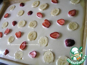 Блинные роллы с бананом и клубникой Блинные роллы с бананом и клубникой