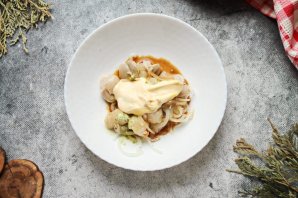 Гребешок в майонезно-горчичном соусе Гребешок в майонезно-горчичном соусе