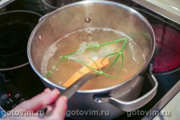 Суп из камбалы с фасолью Суп из камбалы с фасолью