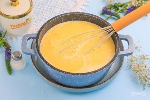 Блинный торт с заварным кремом Блинный торт с заварным кремом