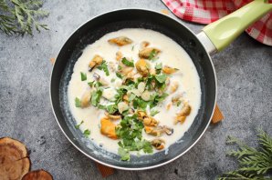 Мидии в соусе "Горгонзола" Мидии в соусе "Горгонзола"