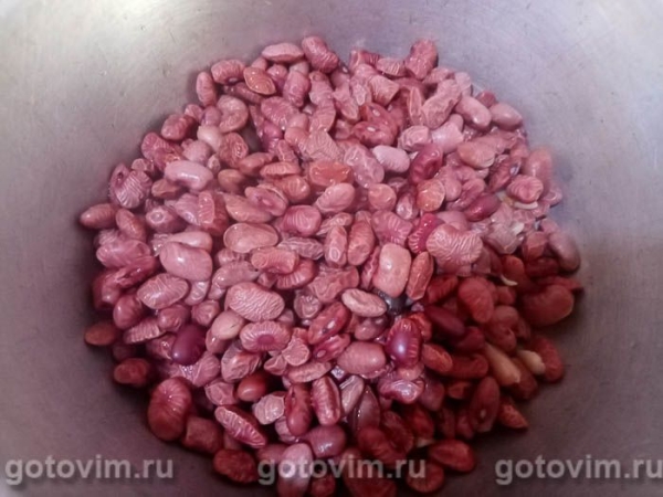 Постный фасолевый суп с рисом и грецкими орехами Постный фасолевый суп с рисом и грецкими орехами