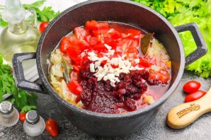 Борщ с вареной свеклой Борщ с вареной свеклой