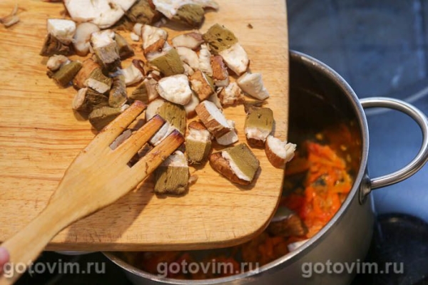 Щи летние с фасолью и белыми грибами Щи летние с фасолью и белыми грибами