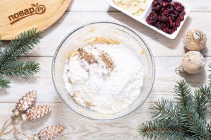 Новогоднее печенье с клюквой Новогоднее печенье с клюквой