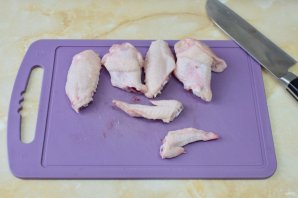 Крылышки в пивном кляре Крылышки в пивном кляре