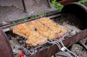 Кролик на мангале Кролик на мангале