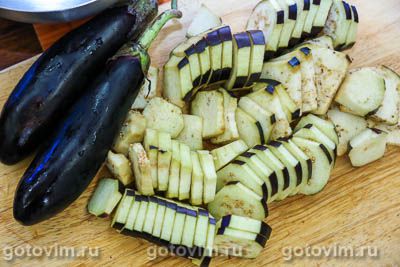 Запеканка из баклажанов с чечевицей