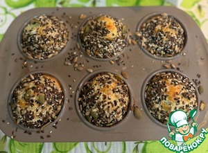 Закусочные сырные кексы Закусочные сырные кексы