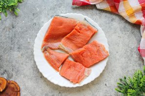 Горбуша в сметане