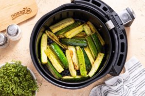 Кабачки в аэрогриле