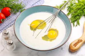 Блины с начинкой из баклажанов Блины с начинкой из баклажанов