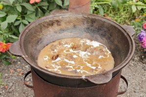 Шурпа на костре