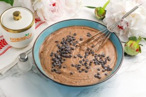 Шоколадные маффины с шоколадной крошкой Шоколадные маффины с шоколадной крошкой