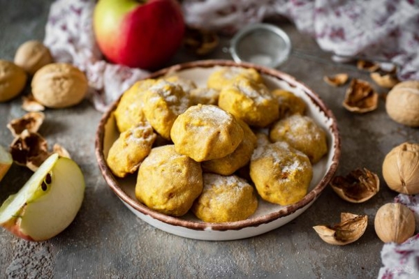 Творожно-тыквенное печенье Творожно-тыквенное печенье