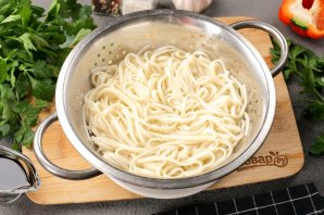 Лапша удон с фаршем рецепт Лапша удон с фаршем рецепт