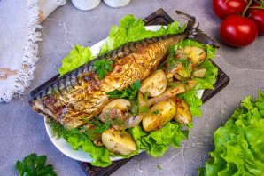 Скумбрия с картошкой в фольге в духовке Скумбрия с картошкой в фольге в духовке