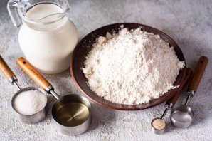 Пышные дрожжевые оладьи Пышные дрожжевые оладьи