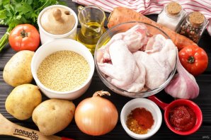 Куриный суп с кускусом Куриный суп с кускусом