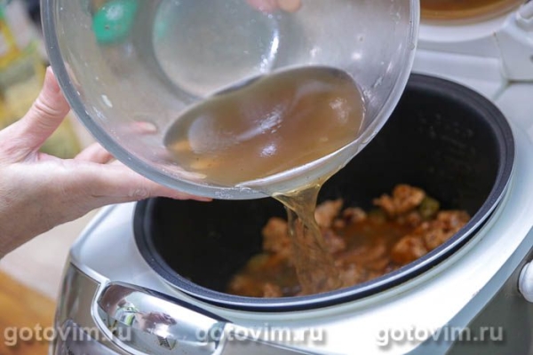 Азу из свинины в мультиварке