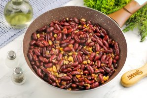 Фасоль с орехами Фасоль с орехами