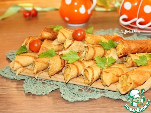 Блины из поленты с картофельной начинкой Блины из поленты с картофельной начинкой