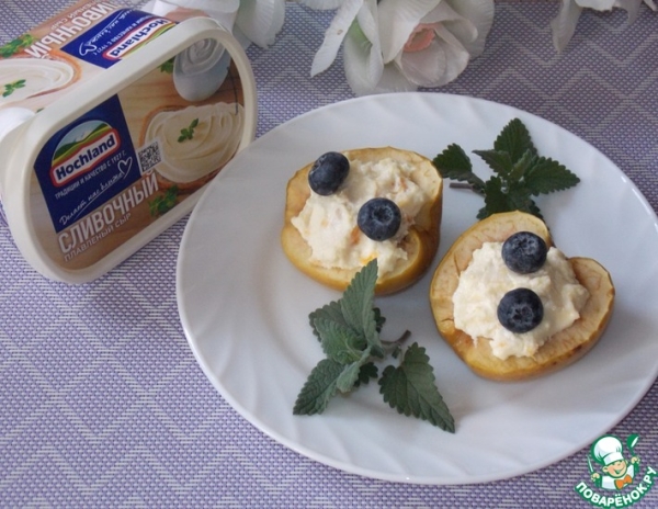 Фаршированные яблоки с сыром Фаршированные яблоки с сыром