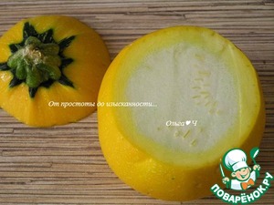 Фаршированные кабачки "Апельсинка"