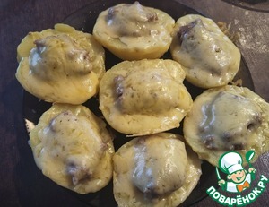 Фаршированный картофель в мундире Фаршированный картофель в мундире