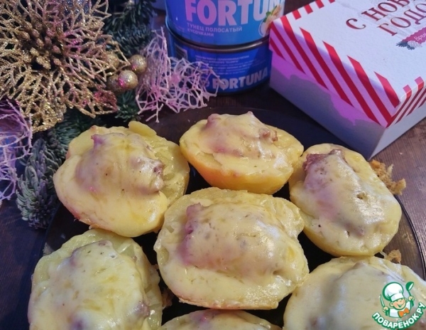 Фаршированный картофель в мундире Фаршированный картофель в мундире