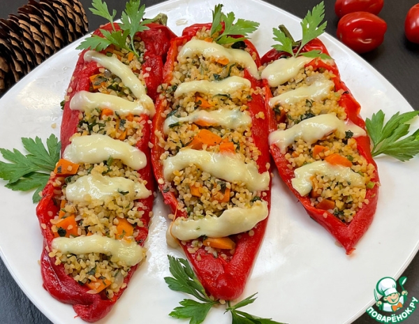 Фаршированный перец с булгуром Фаршированный перец с булгуром
