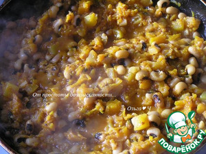 Фасоль с тыквой и яблоком Фасоль с тыквой и яблоком